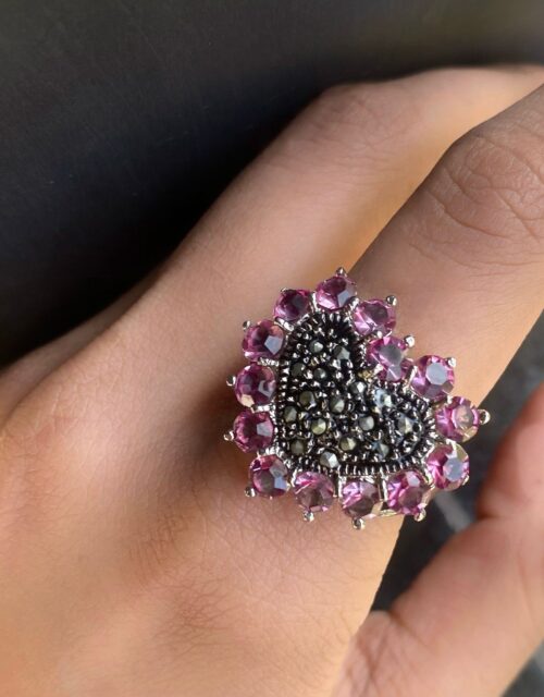 SOFT LOVE- Marcasite & Cubic Zirconia